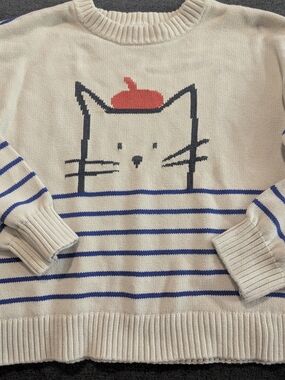 Tea Collection Paris Cat Sweater